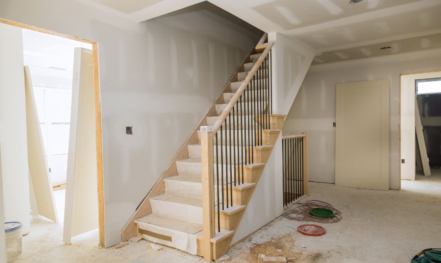 Gut Renovation Home Stair Installation