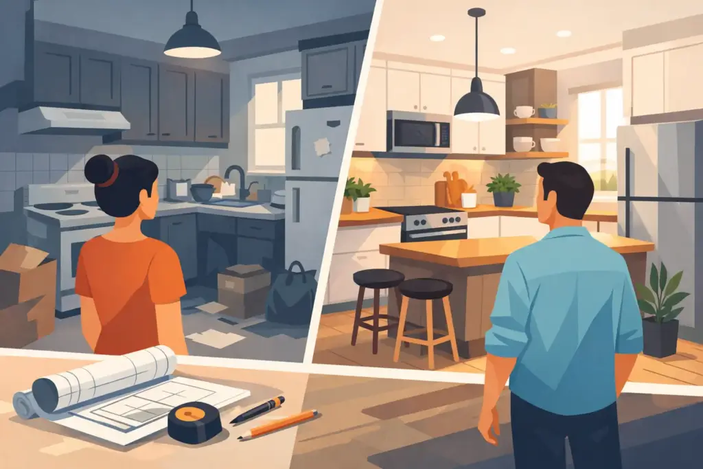 Small Apartment Kitchen Remodel That Works 2 Small Apartment Kitchen Remodel That Works