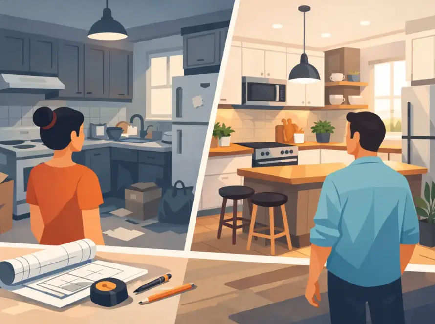 Small Apartment Kitchen Remodel That Works