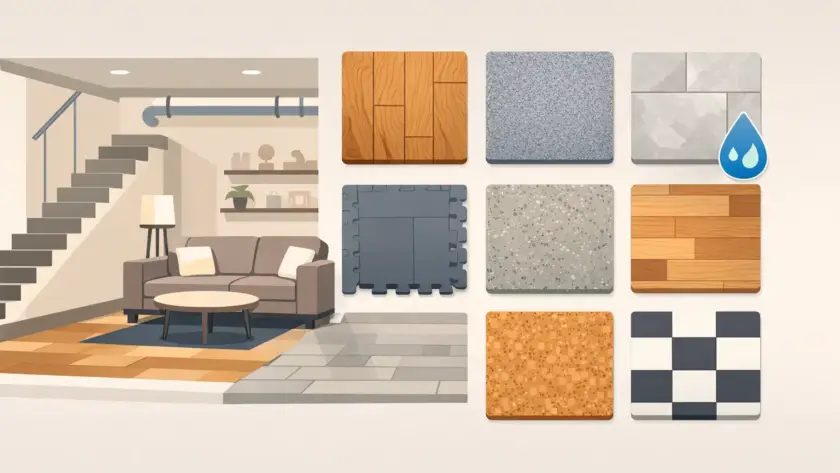 8 Best Basement Flooring Options