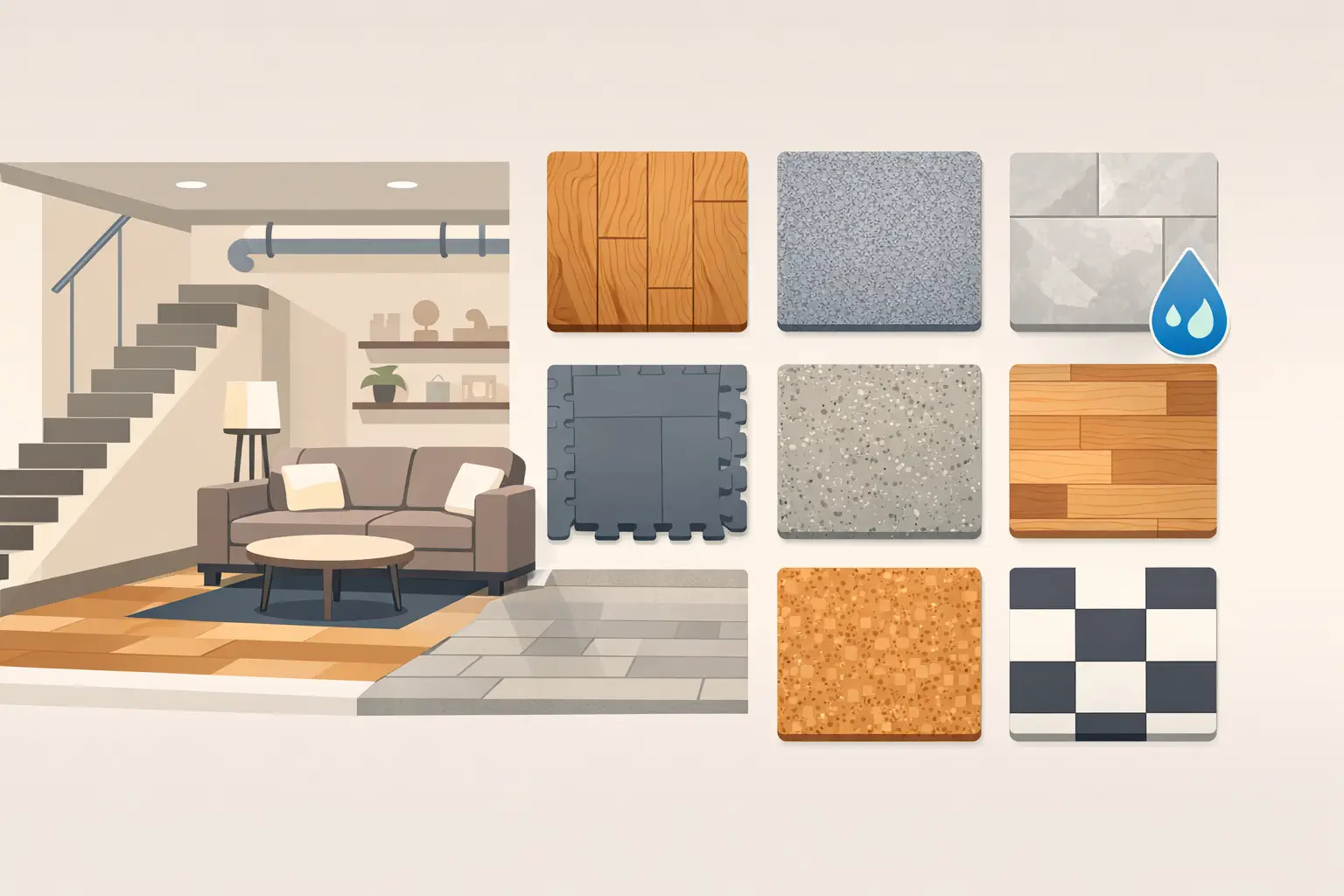 8 Best Basement Flooring Options