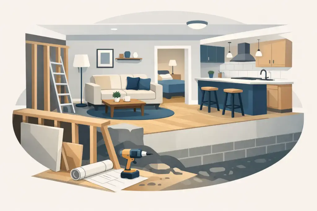 How to Finish a Basement Apartment Right