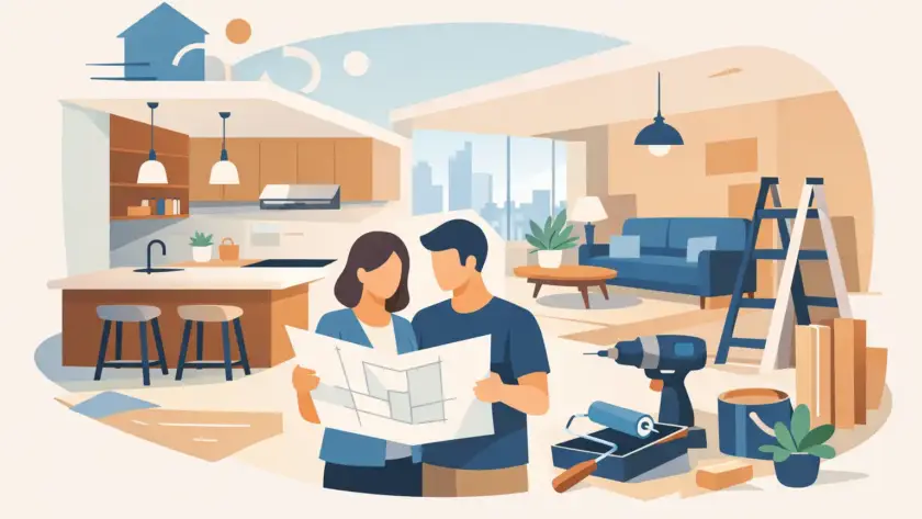 Open Concept Kitchen Apartment Renovation Tips