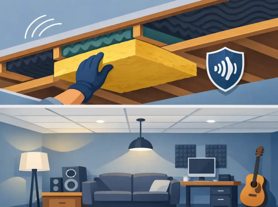 How to Soundproof a Basement Ceiling Properly