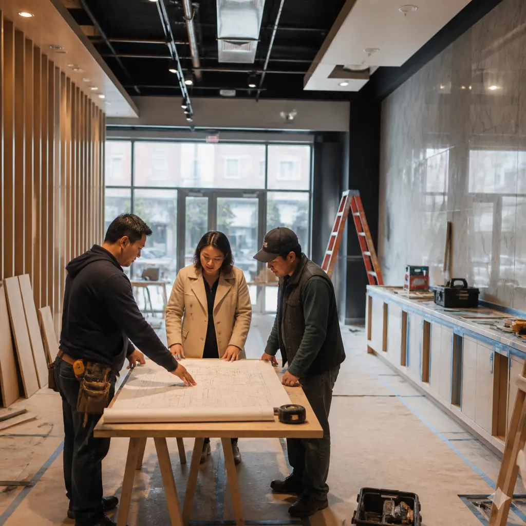 Commercial remodeling project in Flushing, Queens