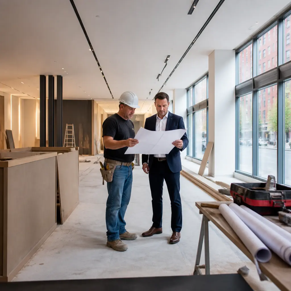 Commercial remodeling work in Gramercy Park, Manhattan