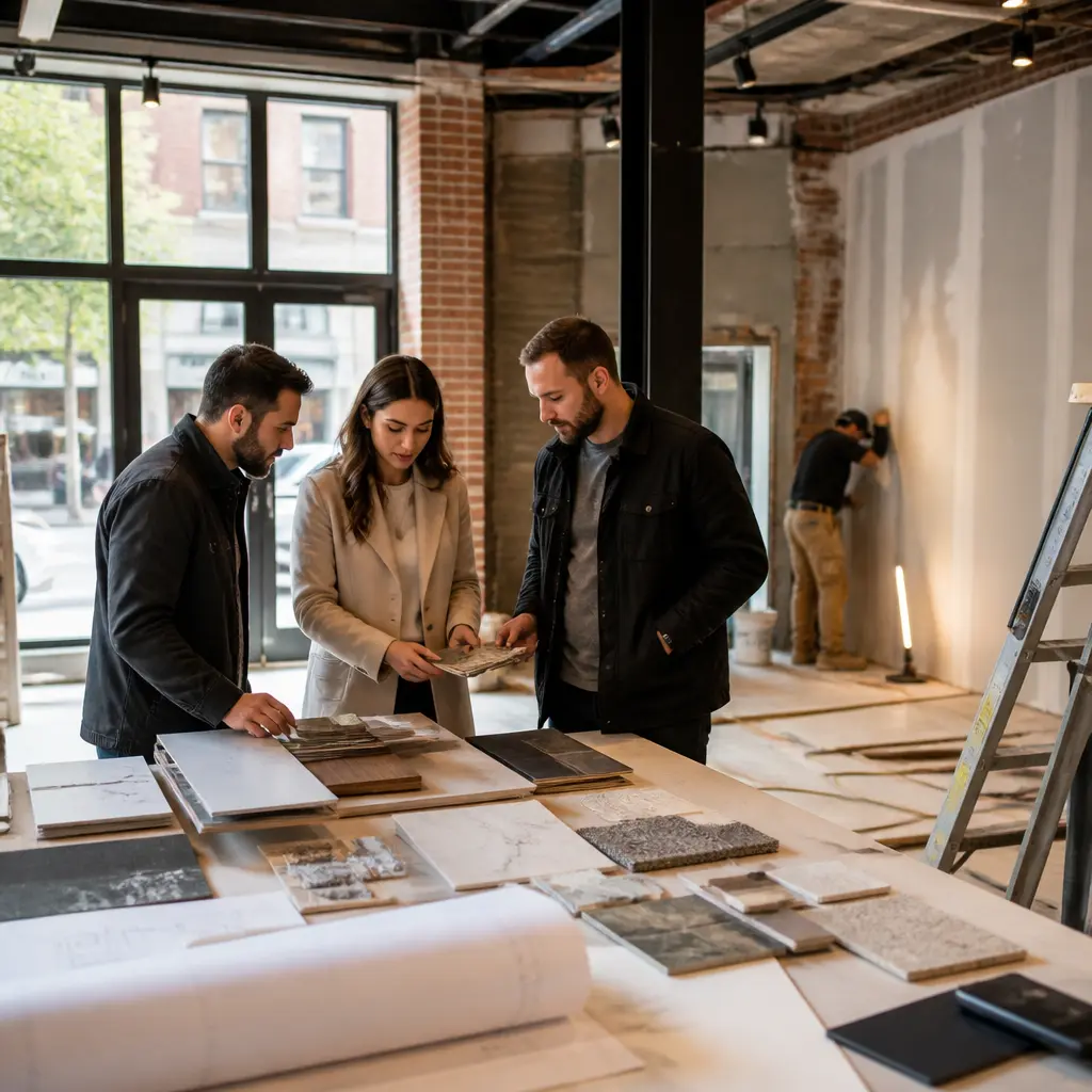 Commercial remodeling project in Greenwich Village Manhattan