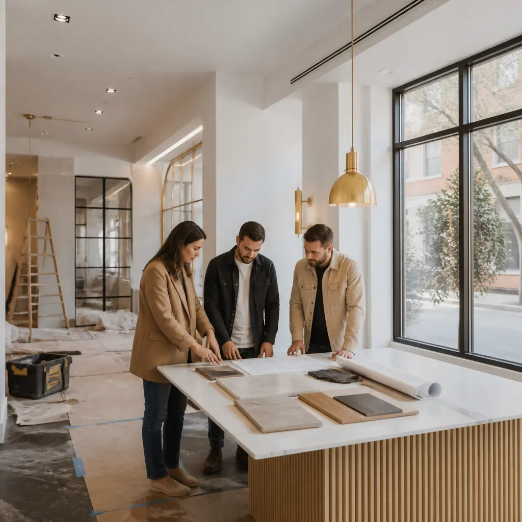 Commercial remodeling project in Park Slope, Brooklyn