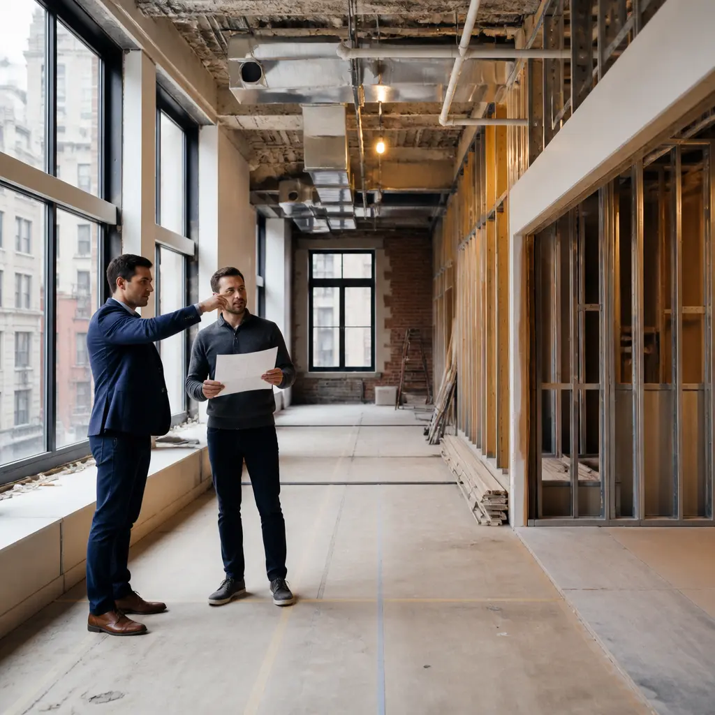 Commercial remodeling project in Tribeca, Manhattan