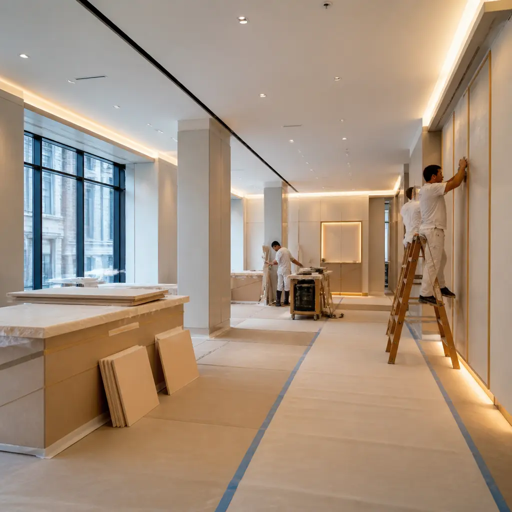 Commercial remodeling project in Upper West Side, Manhattan