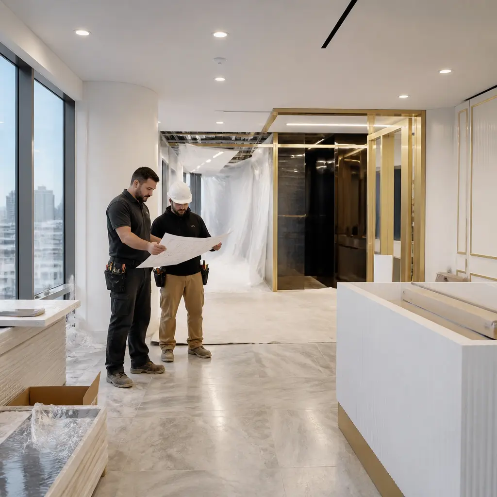 Commercial remodeling project in Whitestone, Queens