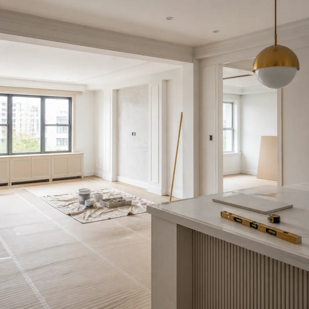 Home remodeling interior in Forest Hills, Queens