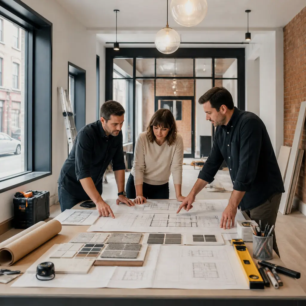 Commercial remodeling project in Boerum Hill, Brooklyn