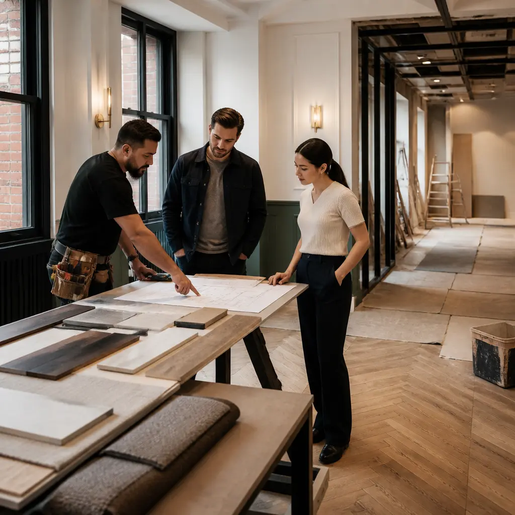 Commercial remodeling project in Greenwich Village, Manhattan