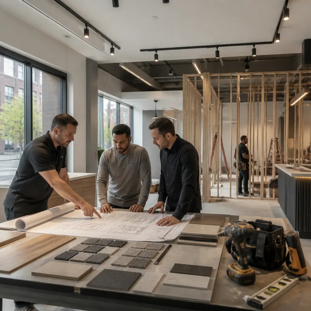 Commercial remodeling project planning and construction work in Riverdale, Bronx