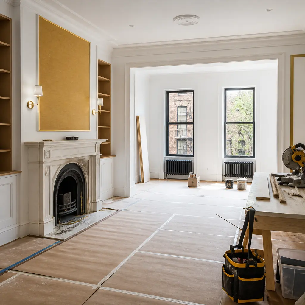 Home remodeling project in West Village, Manhattan