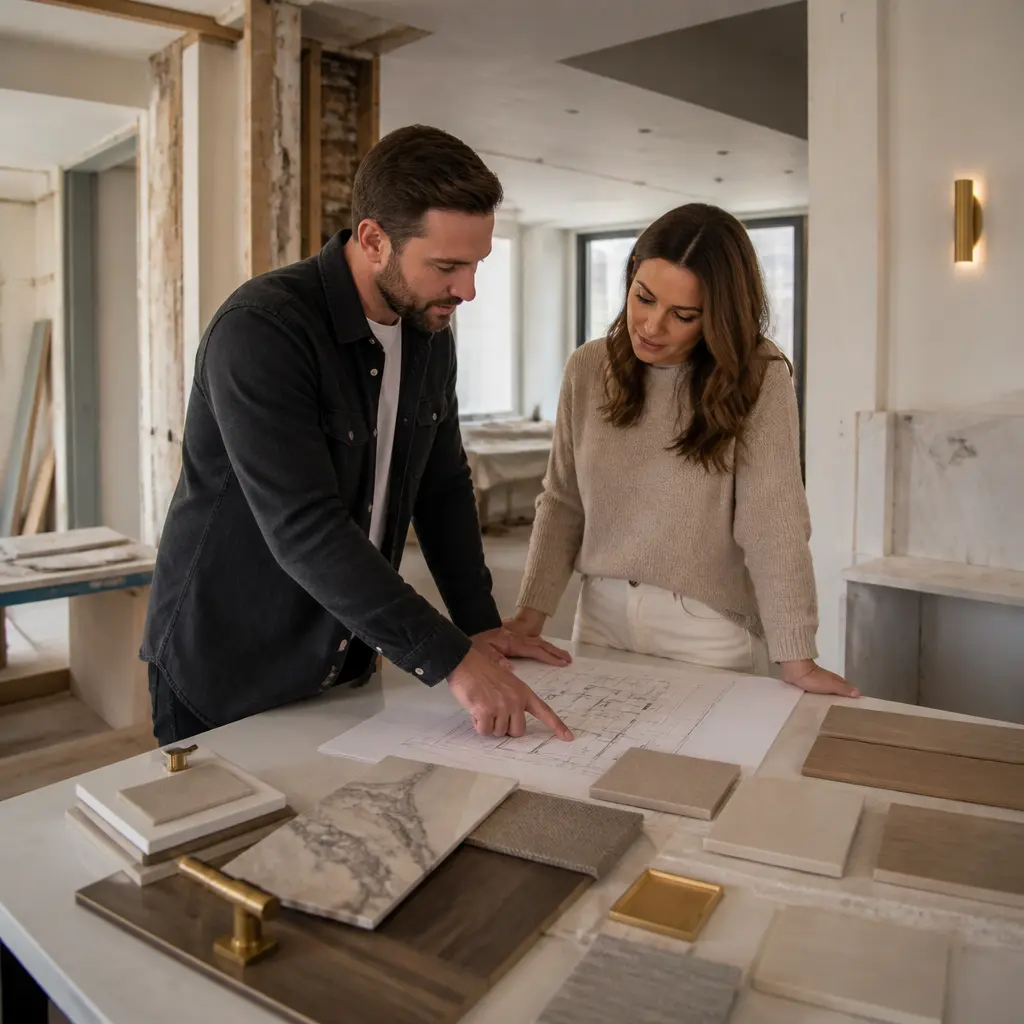 Home Remodeling NYC 2 Homeowner meeting with a residential remodeling contractor in NYC