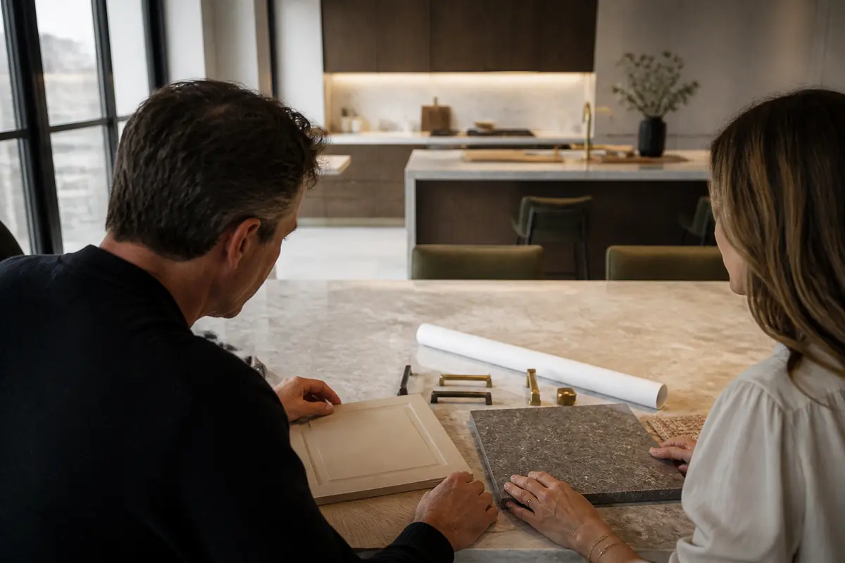 How to Prepare Your NYC Property Before Remodeling Begins 2 Protected apartment floor and packed belongings ready for renovation work