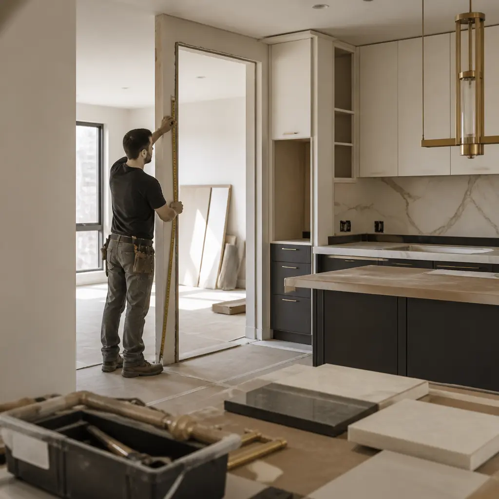 Residential interior renovation for remodeling services in NYC